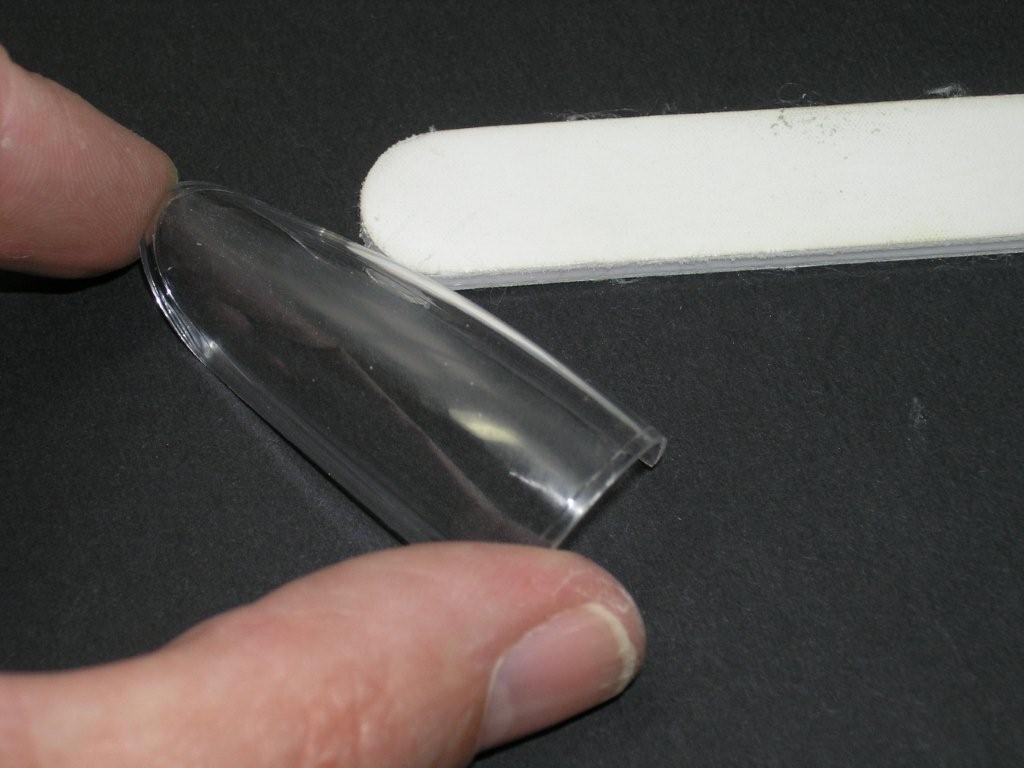 sand canopy seam with nail buffer - white side