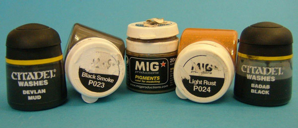 MIG-pigmenter for forvitring