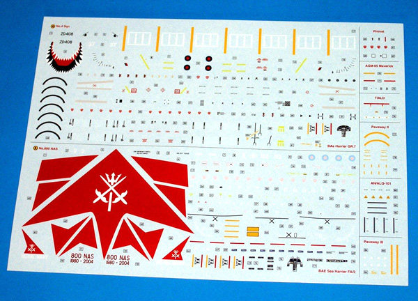 feuille de décalcomanie combo