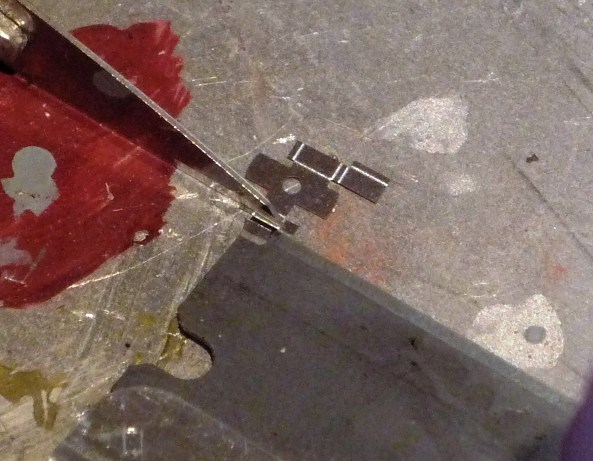 11. TB-Photo Etch parts-Construction of a P.E. Catapult-Bending smaller parts