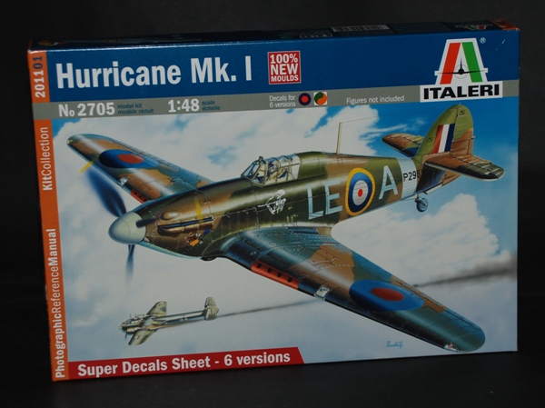 1.BN-Ac-kits-Italeri-Hawker Hurricane Mk.I, 1.48 scale Pt.1