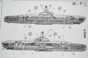 Revell-kit 05078 scala 1/144 blohm voss u-boot german nazi submarine type xxi 