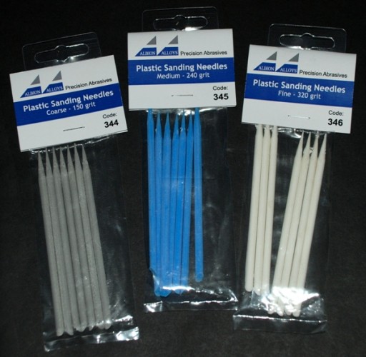 Albion Alloys Plastic Sanding Needles Scale Modelling Now