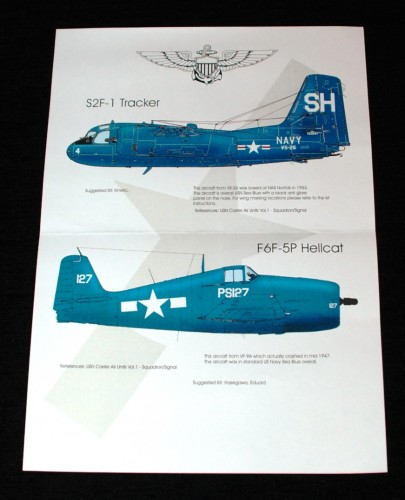 2 HN Ac-dekaler Blackbird-modeller US Navy Blues Pt.2, 1.48