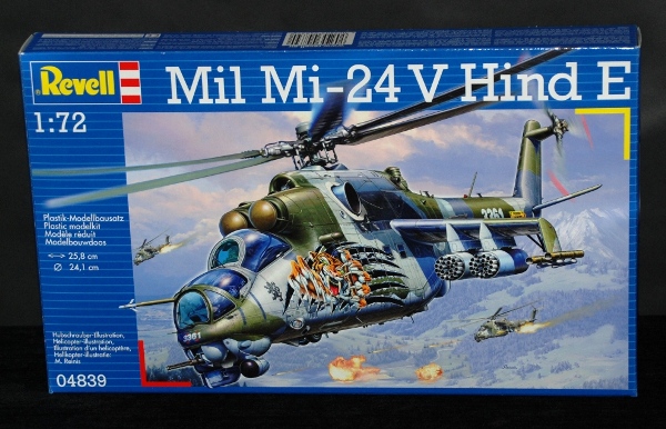 1 HN Ac Revell Mil Mi24 V ฮินด์ E 1.72