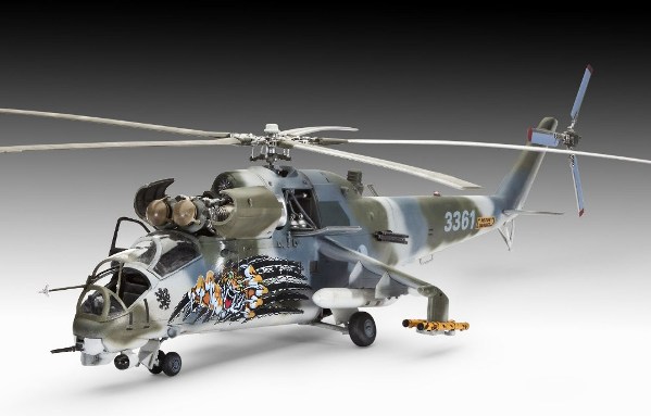 2 HN Ac Revell Mil Mi24 V ฮินด์ E 1.72