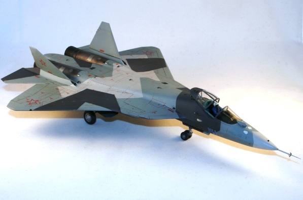 2 ملصقات تيار متردد HN Begemot Sukhoi T50 PAK KA 1.72