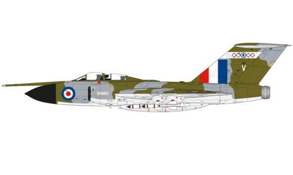 3 HN Ac Airfix Gloster gwaywffon FAW9 9R 1.48