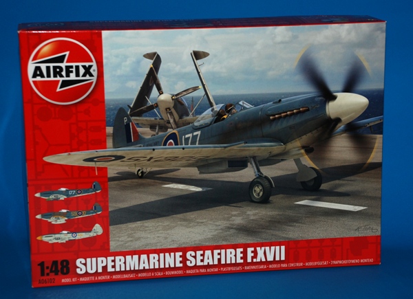 1 BN Ac Airfix ซูเปอร์มารีน Seafire FXVII 1.48