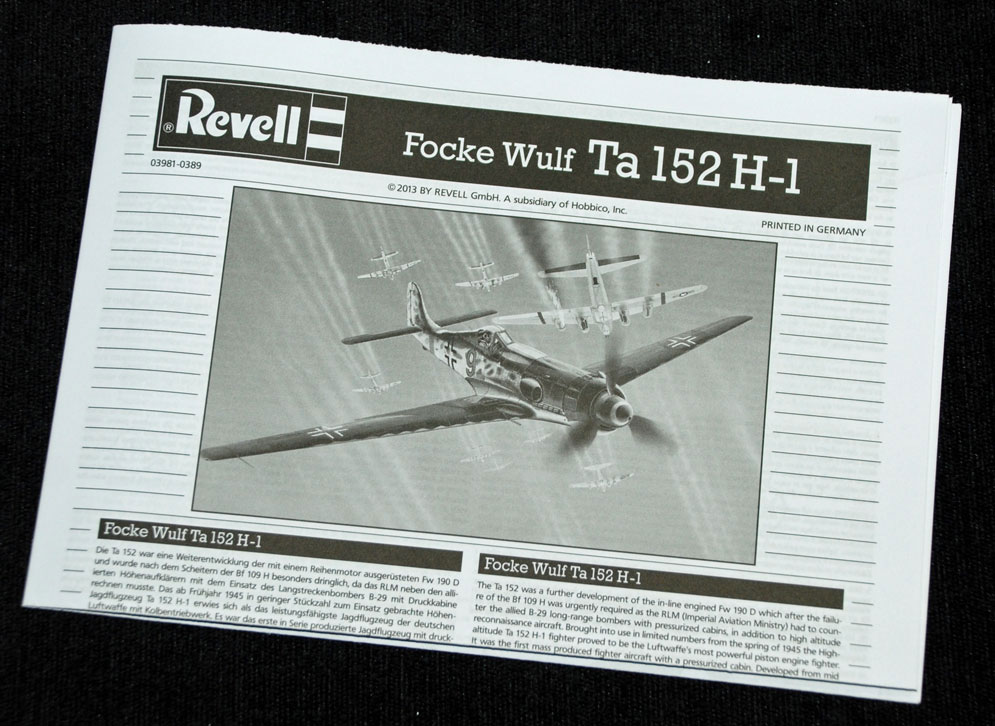Revell 1:72 RV03981 Focke Wulf Ta 152H