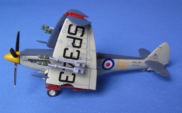 4 BN Ac Airfix ซูเปอร์มารีน Seafire FXVII 1.48