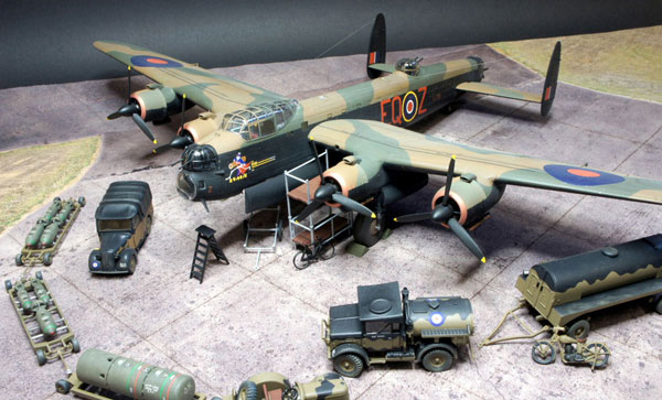 1a-HN-Ac-Airfix-Perang Dunia II-RAF-Kendaraan-Set-1.72