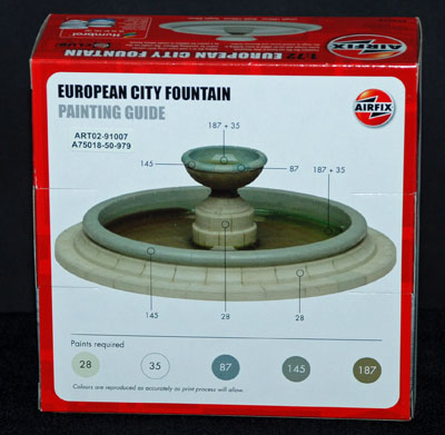 2 HN Ar Airfix Fonte da Cidade Europeia 1.72