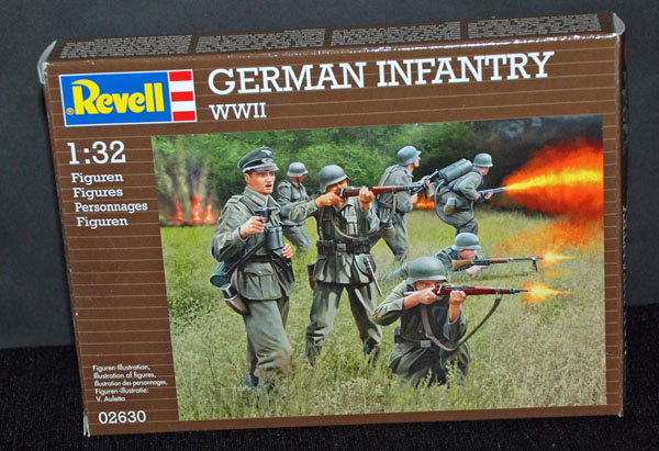 1 HN Ar Revell German المشاة الحرب العالمية الثانية 1.32