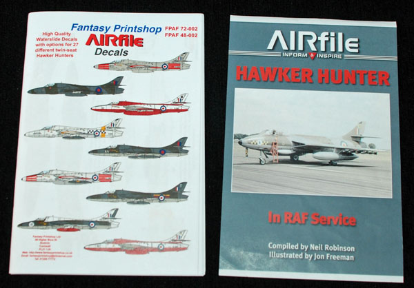 2 HN Ac Decals FP AIRfile Decals twin sete Hunters 1.72