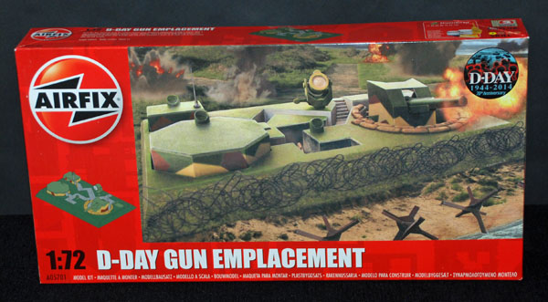 1 HN Ar Airfix D-Day Gun Emplacement 1.72