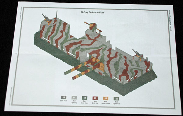 11 Fuerte de defensa costera HN Ar Airfix D Day 1.72