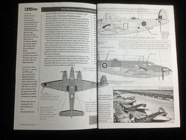 3 HN Ac Decals Aviaeology Venturas in Kanada 2 1.72