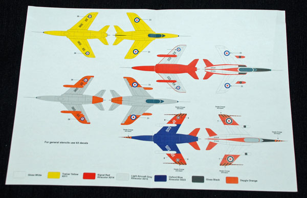 4 HN Ac Decals SM Decals Folland Gnat T1 1.48