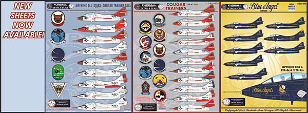 1 HN Ac Decals Furball Detail and Scale Cougar Trainers 1.48