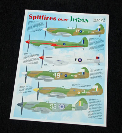 1 HN Ac Decals Iliad Design Spitfires στην Ινδία 1.48