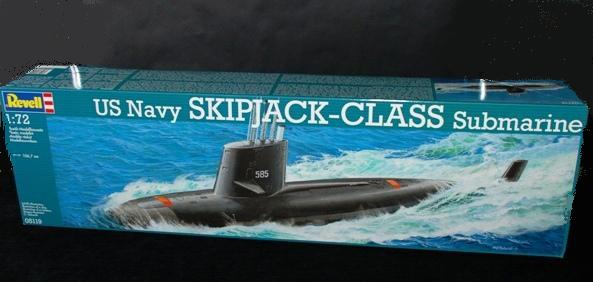 1a BN Ma Revell US Navy Skipjack Class Submarine 1.72 Pt1
