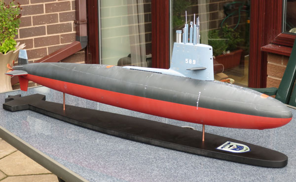 1c BN Ma Revell Подводная лодка класса Skipjack ВМС США 1.72 Pt1.