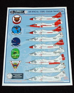 2 HN Ac Decals Hyfforddwyr Cougar Manylion a Graddfa 1.48