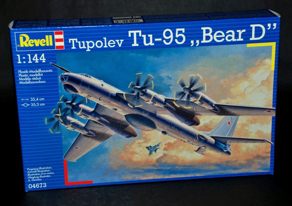 1 HN Ac kitleri Revell Tupolev Tu95 Bear D 1.144