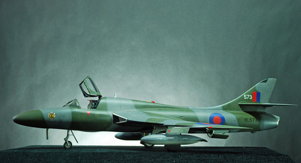 2a BN Ac Revell Hawker Hunter Fisher T7 ਪਰਿਵਰਤਨ 1.32