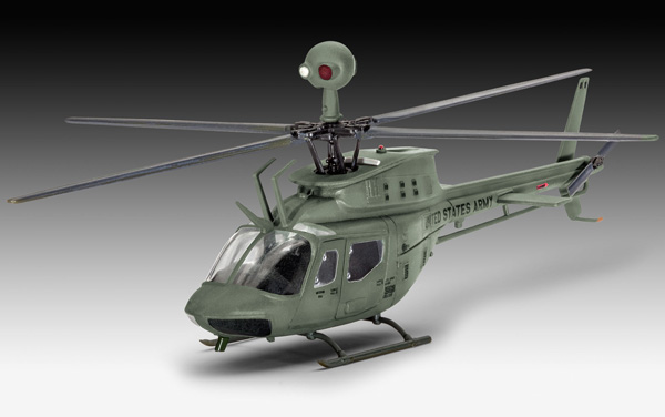 3 HN Ac Revell Bell OH58D Kiowa 1.72 تحديث