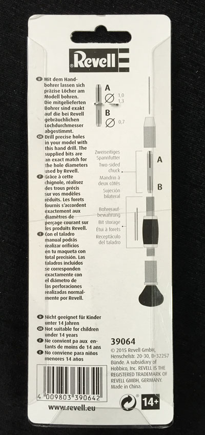 Taladro manual 3 HN T Revell