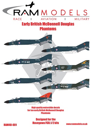 1 HN Ac Decals Моделі RAM British Phantoms Part1 1.48