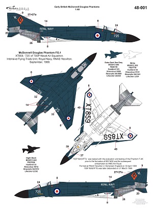 4 HN Ac Decals RAM Μοντέλα British Phantoms Part1 1.48