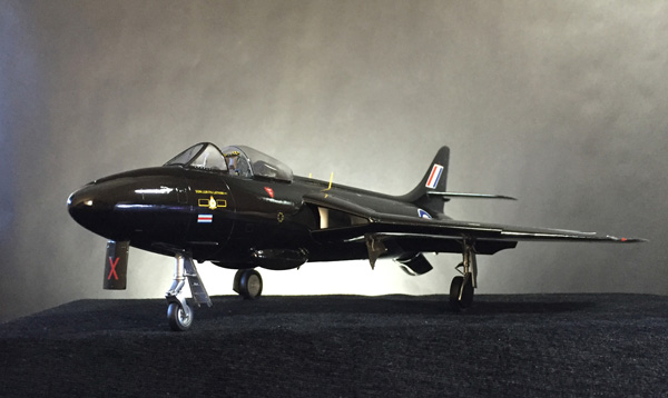 2 BN-Ac-Revell- RAF ਬਲੈਕ ਐਰੋਜ਼ ਹਾਕਰ ਹੰਟਰ 1.32