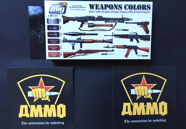 2-HN-Tools-AMMO-Munizioni-e-armi-Set di colori acrilici