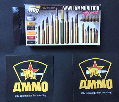 3-HN-Tools-AMMO-Munizioni-e-armi-Set di colori acrilici