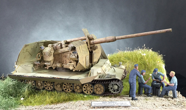 Bill's excellente Bronco Versuchsflakwagen 8.8cm Flak 41 in 1.35 schaal