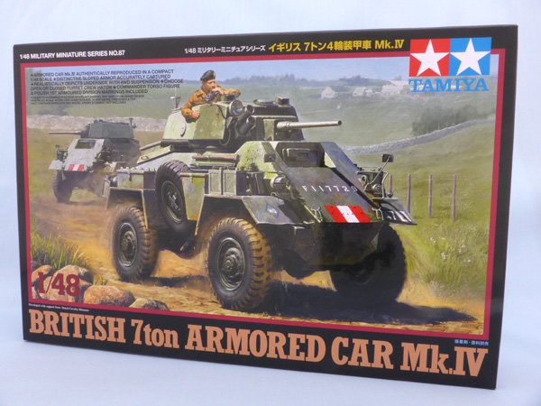 1 BN-Ar-Tamiya-britský 7tunový obrněný vůz Mk IV 1.48