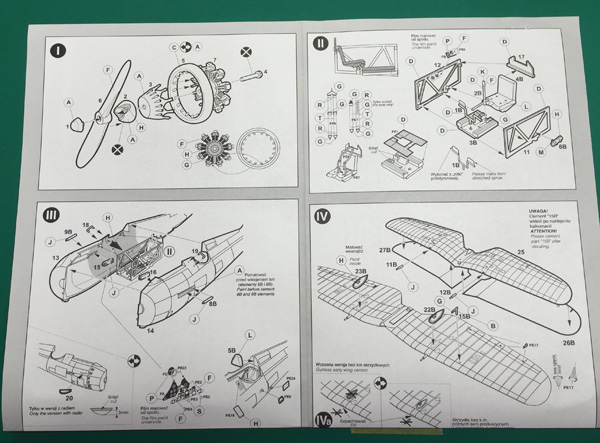 4 BN-Ac-Mirage Hobby-PZL P.IIc, 1.48 Pt1