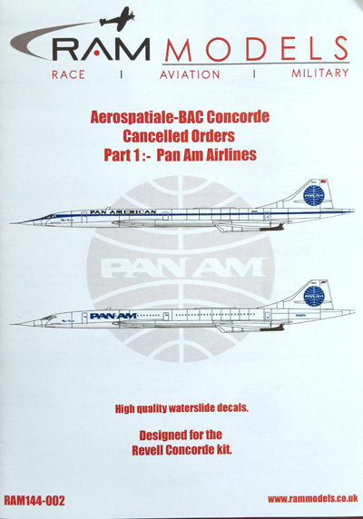 1 HN-Ac-RAM Modelau-Aerospatiale-BAC Concorde Gorchmynion a Ganslwyd Rhan 1 1.144