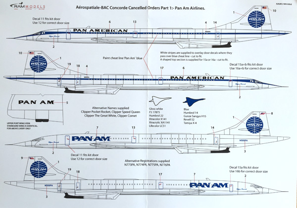 2 HN-Ac-RAM Modelau-Aerospatiale-BAC Concorde Gorchmynion a Ganslwyd Rhan 1 1.144