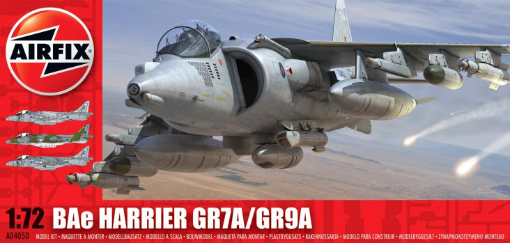 1-bn-ac-airfix-bae-harrier-gr-7-1-72-ar-adeiladu