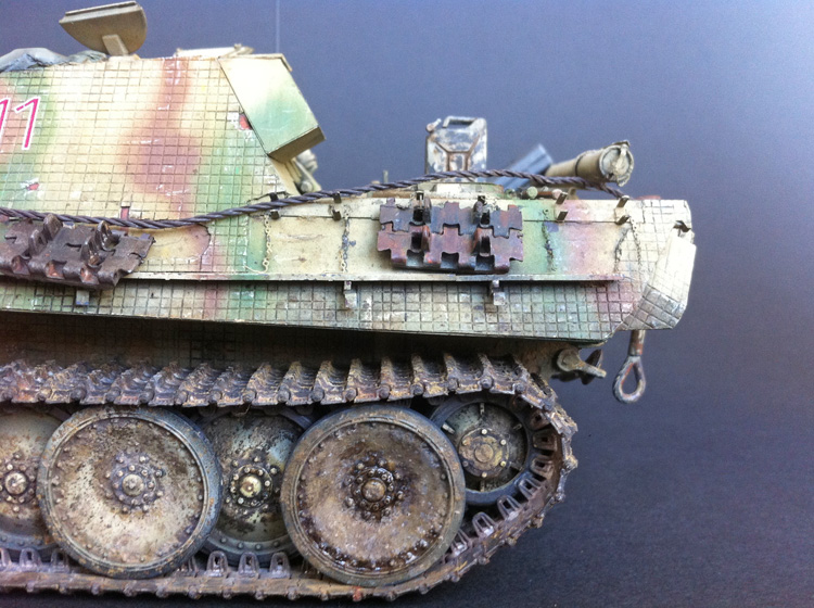 4 BN-Ar-Dragon-Jagdpanther ausf G tidlig produksjon, 1.35