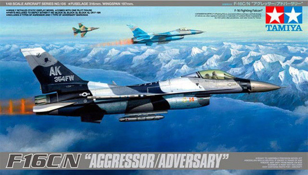 Tamiya F-16C/N Agresszor/ellenfél 1:48