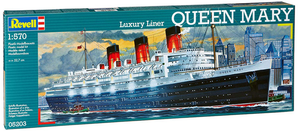 Revell RMS Queen Mary – Luxury Liner 1:570 - build review - Scale