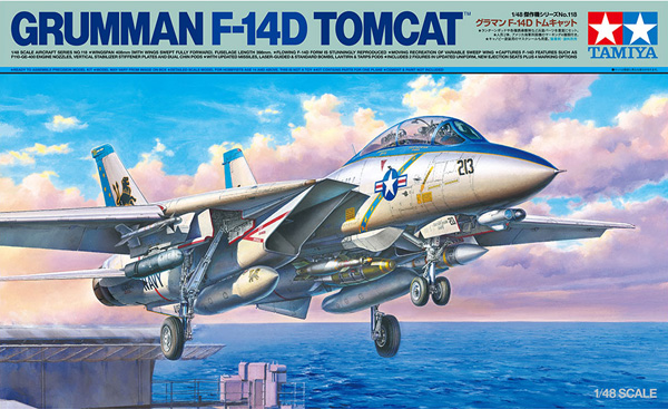 تاميا جرومان F-14D Tomcat - بناء مزدوج 1:48