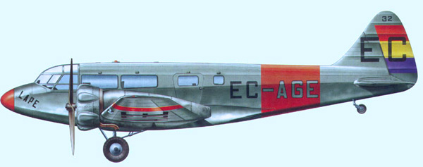 RS модели Airspeed Envoy 1:72