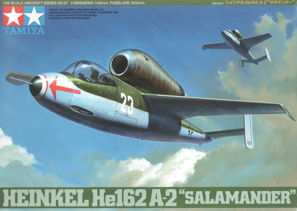 Tamiya Heinkel He 162A-2 Salamander 1:48