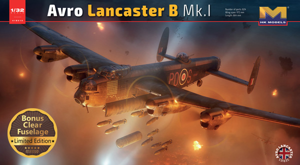 Modèles de Hong Kong Avro Lancaster B Mk.1 1:32